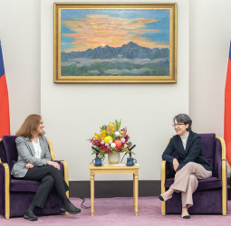 蕭美琴副總統接見德國馬歇爾基金會訪團　指出臺灣將以韌性為核心推動臺美歐民主夥伴深化合作