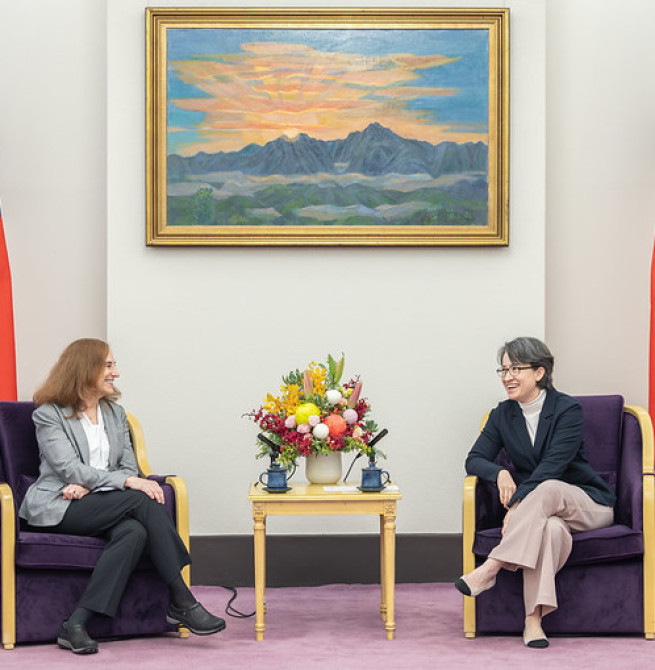 蕭美琴副總統接見德國馬歇爾基金會訪團　指出臺灣將以韌性為核心推動臺美歐民主夥伴深化合作