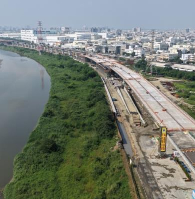 臺南市長黃偉哲表示　臺南北外環道路拚120年底全線通車完工　串聯南科與市區交通連結