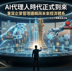 中正大學企管系系主任黃正魁教授：AI代理人時代正式到來　AI Agent正在重寫企業管理邏輯與未來經濟體系運作
