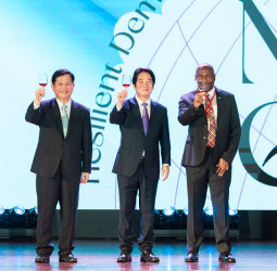 外交部春宴登場 賴清德總統表示臺灣攜手民主友盟國家 共同捍衛區域和平穩定並引領世界進步繁榮