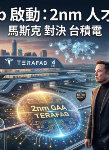馬斯克推動TeraFab晶圓廠計畫　瞄準2奈米製程全球搶挖半導體人才挑戰台積電、三星