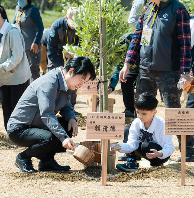 賴清德總統植樹節宣示推動「都市林」為國家級調適計畫　以自然解方打造永續韌性家園